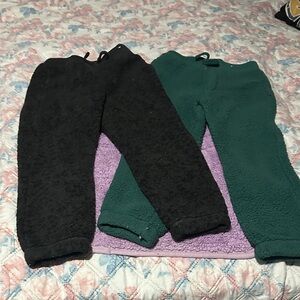 Garanimals Kids Fleece Joggers - Black and Green